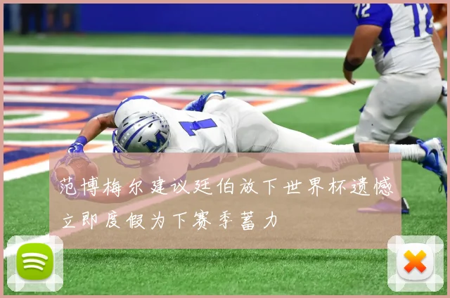 范博梅尔建议廷伯放下世界杯遗憾立即度假为下赛季蓄力